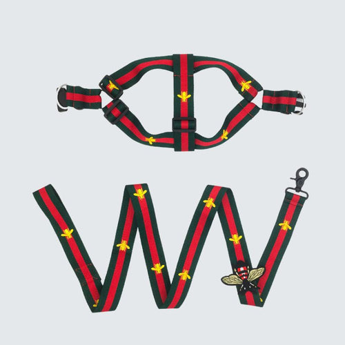Gbees Dog Harness And Leash Iconic Set