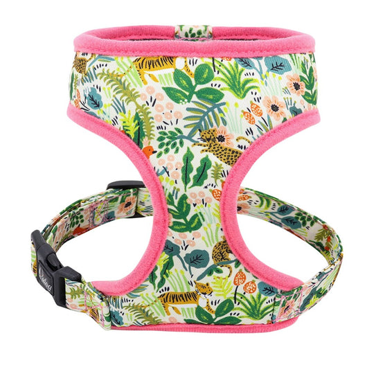 Cute Printed Flower Adjustable Backspin Harness