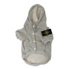 Bone Island Patch Button Up Viral Hoodie
