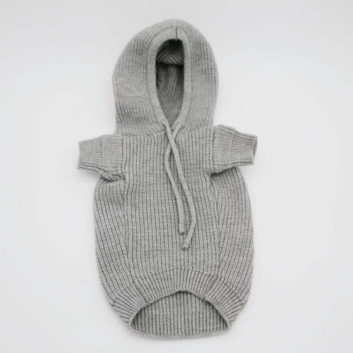 Grey Dog Sweaters With Timeless Hoody