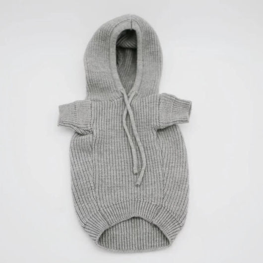 Grey Dog Sweaters With Timeless Hoody