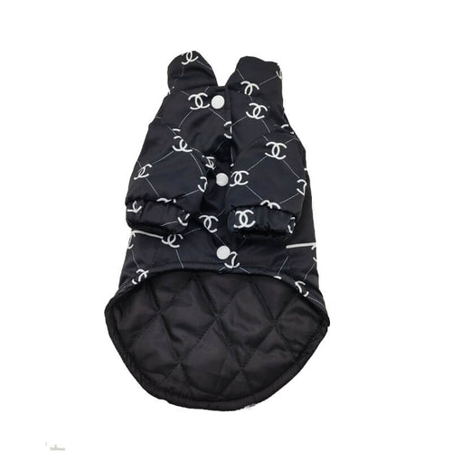 Warm Black Classic Dog Warped Coats
