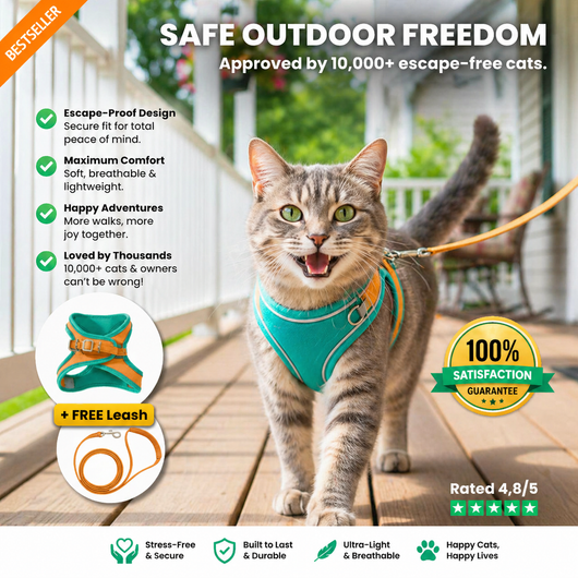 CozyDogo™ Cat Harness + Leash
