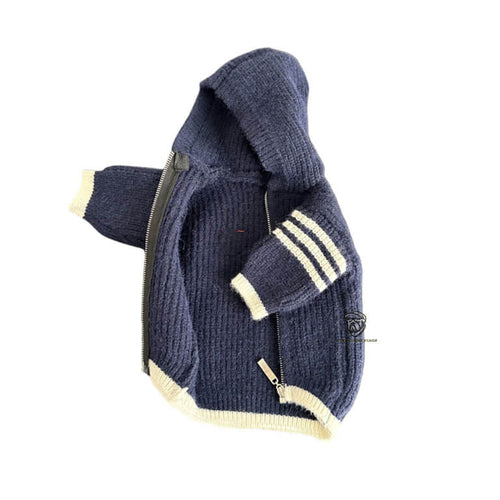 Grey Dog Tactile Hoodie