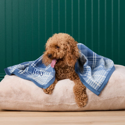 Natural Faux Fur Pillow Dog Bed