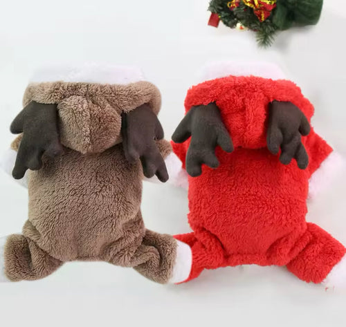 Cozy Reindeer Hooded Vibrant Sweater