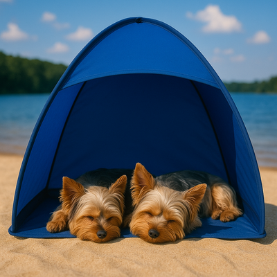 Pupshade Beach Amped Tent