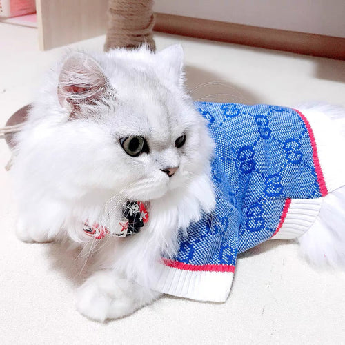 GG Wool Blue Hot Cardigan