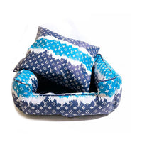 LV Blue Ultimate Golden Bed