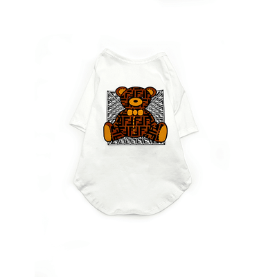 Cartoon Bear Dog Backspin Tshirt