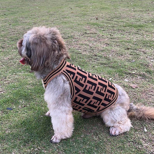 Fashion Pet Vest Dog Washed Jumper