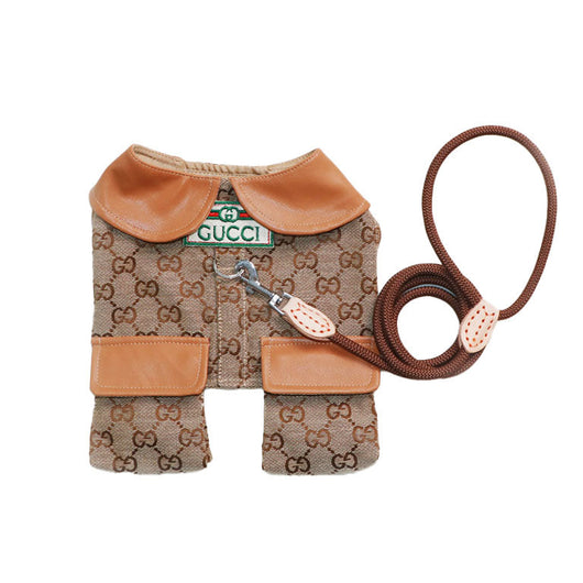 Designer Dog Coats With Crisp Harness