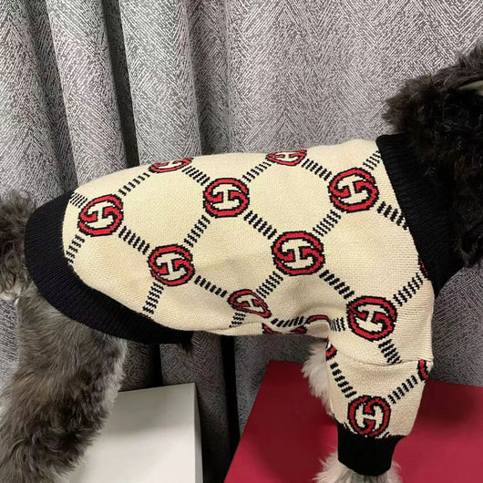 Fashion Dog Abstract Sweater