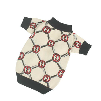Fashion Dog Abstract Sweater