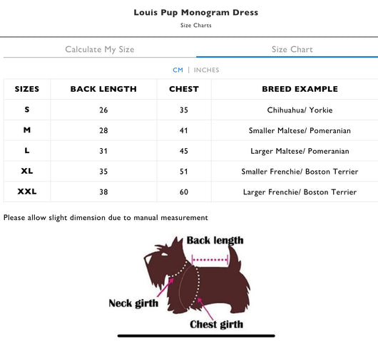LV Pup Monogram Dreamy Dress