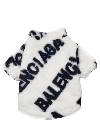 Balenciagaaga Fur White Viral Jacket