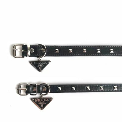 Luxury Black Collar & Leash Supreme Set