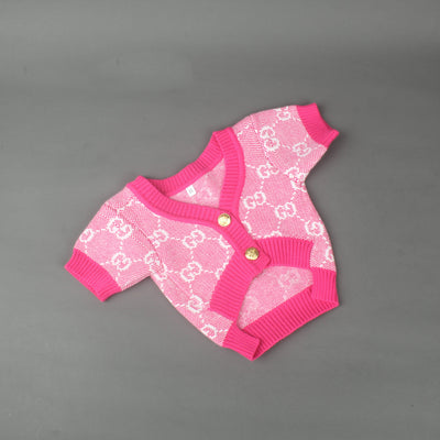 GG Blue Pink Edgy Cardigan