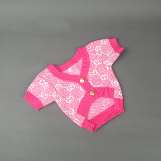GG Blue Pink Edgy Cardigan
