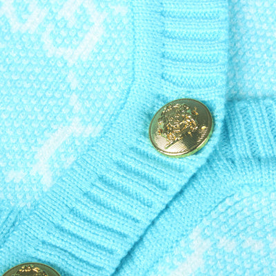 GG Blue Pink Edgy Cardigan