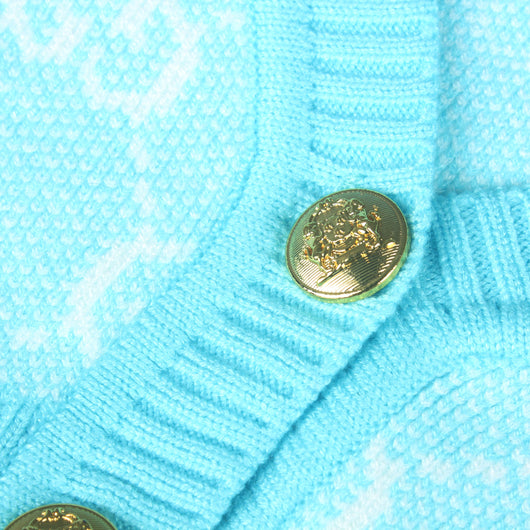GG Blue Pink Edgy Cardigan