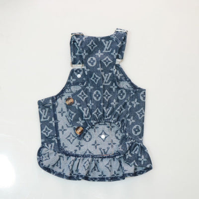 Designer Blue Dog Loaded Dress