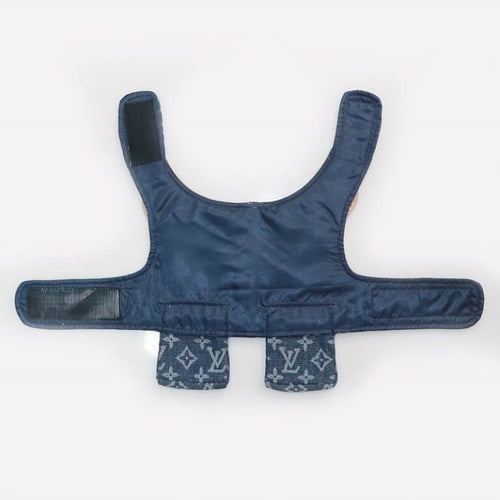 Classy Dog Coat With Layered Harness