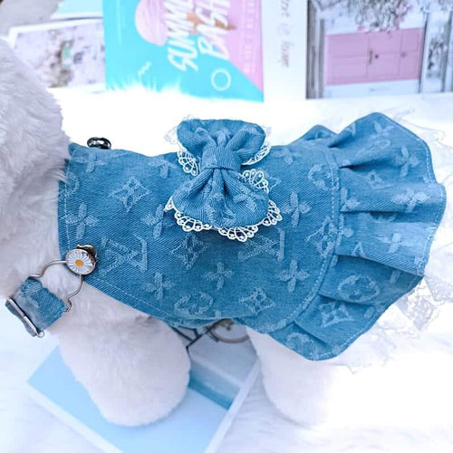 Adorable Pink & Blue Dog FF Dresses