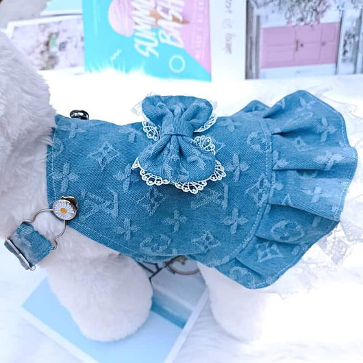 Adorable Pink & Blue Dog FF Dresses