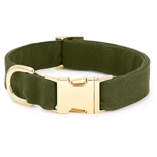 Premium Olive Dog Collar