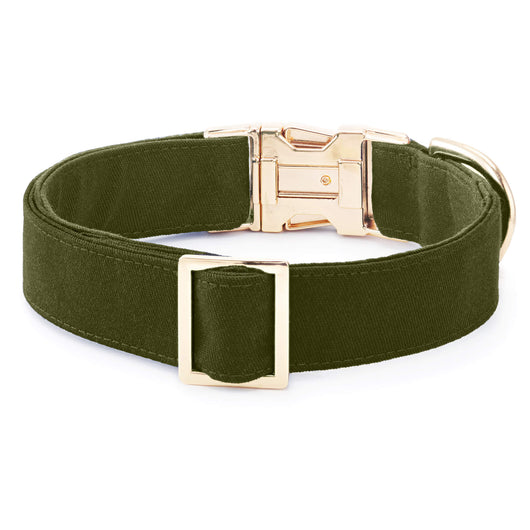 Premium Olive Dog Collar