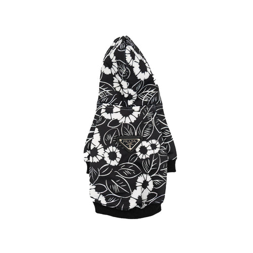 Prada Flower Zip Up Vibrant Hoodie