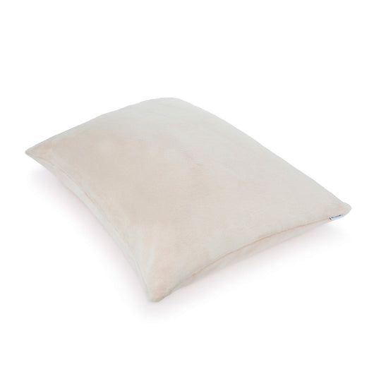 Natural Faux Fur Pillow Dog Bed