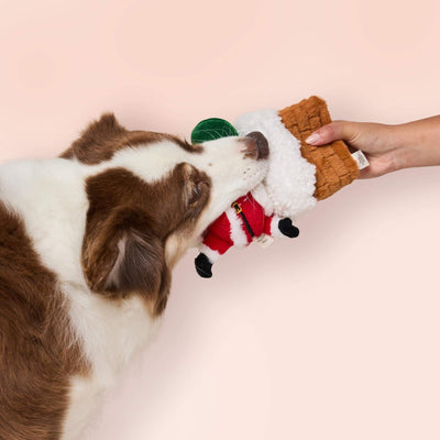Santa Snuffle Dog Toy