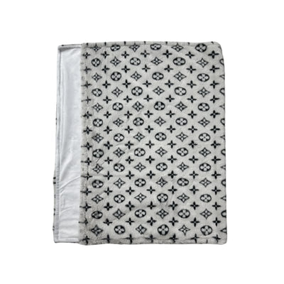 Soft Blanket With Brown Layered Print