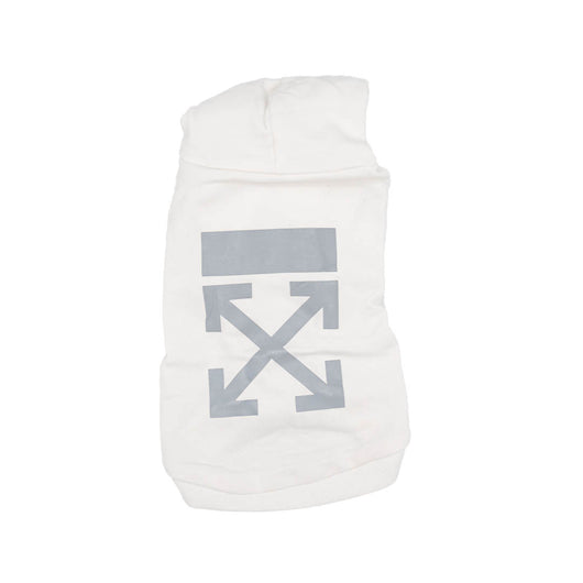 Woof White Reflective Wavy Hoodie