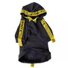 Woof White Yellow Stripe Heritage Hoodie