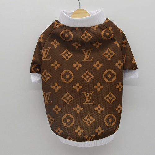 LV Brown Summer Crisp Shirt