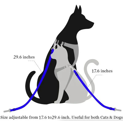 2 Pack Pet Safety Seatbelt for Dogs & Cats