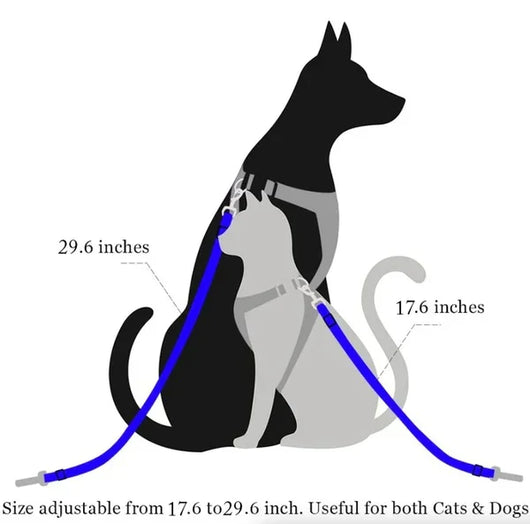 2 Pack Pet Safety Seatbelt for Dogs & Cats