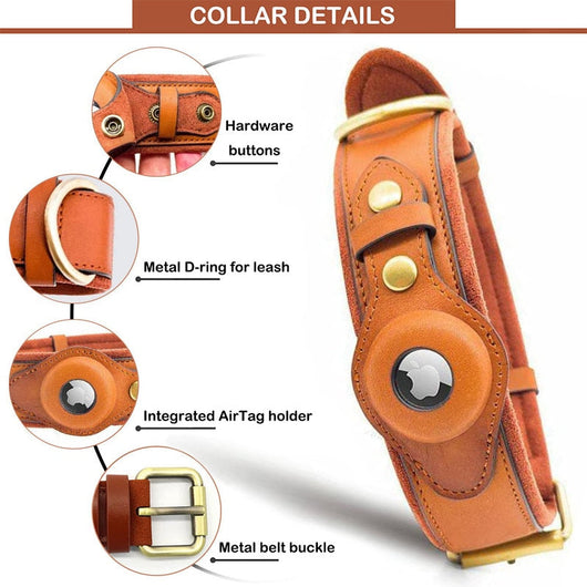 Highend Airtag Dog Amped Collar
