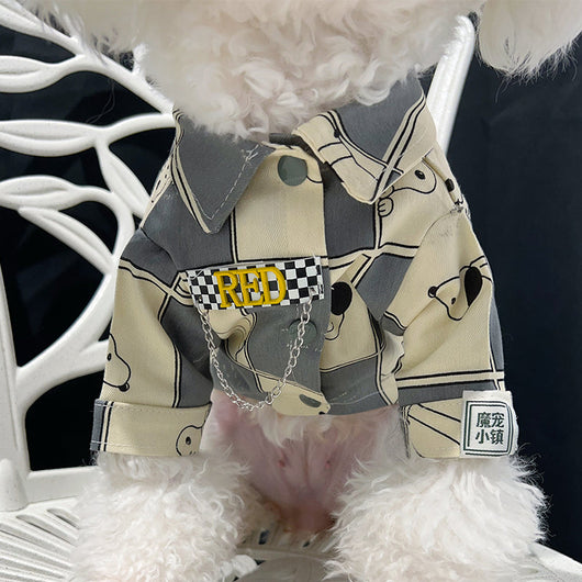 Pet Dog Lit Clothes