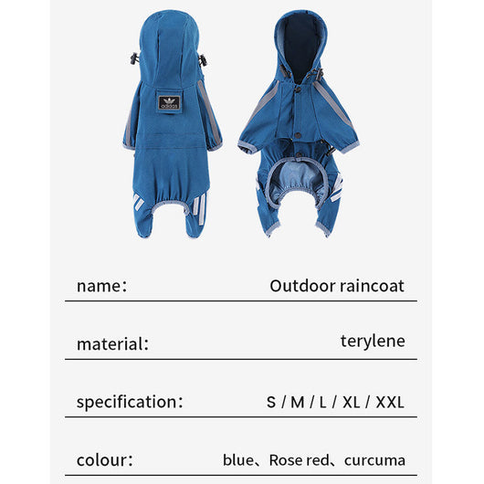 Dog Tracksuit Crisp Raincoat