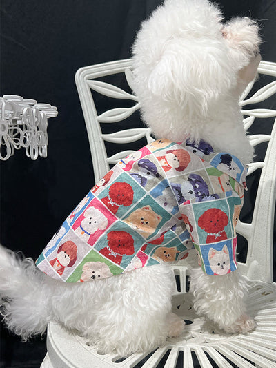 Pet Dog Sketchy Clothes