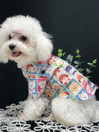 Pet Dog Sketchy Clothes