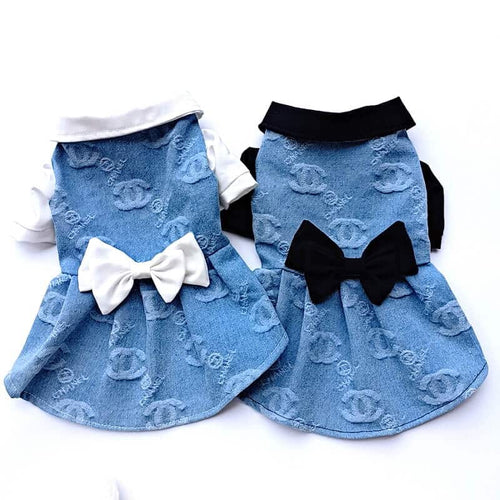 Designer Small Dog Vibrant Dresses