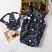 Fancy Designer Dog Clothes With Cap