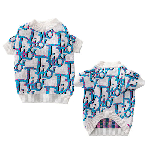 DD Designer Dog Throwie Sweater