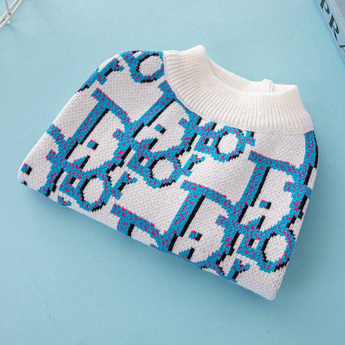 DD Designer Dog Throwie Sweater