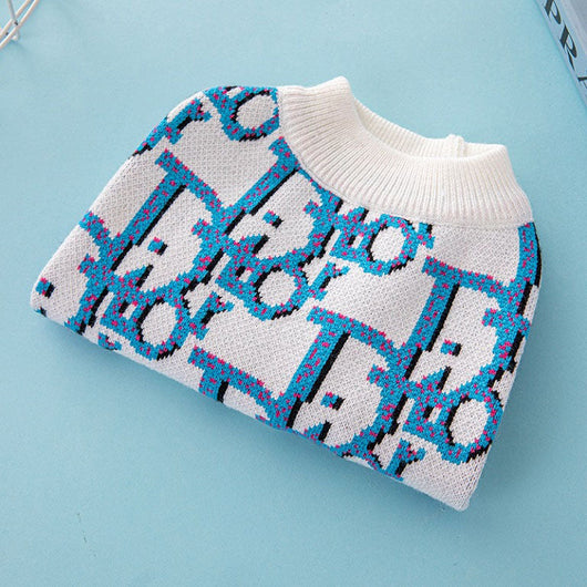 DD Designer Dog Throwie Sweater
